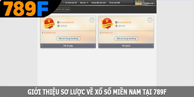 Giới thiệu sơ lược về xổ số miền Nam tại 789F Giới thiệu sơ lược về xổ số miền Nam tại 789F